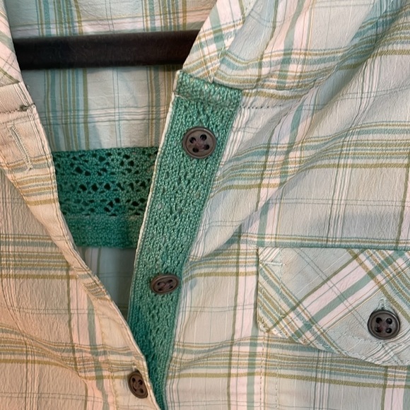 Prana Women's Anja Mint Green Longsleeve Top Sz XS Lightweight Quickdrying UPF 3 - Picture 7 of 14